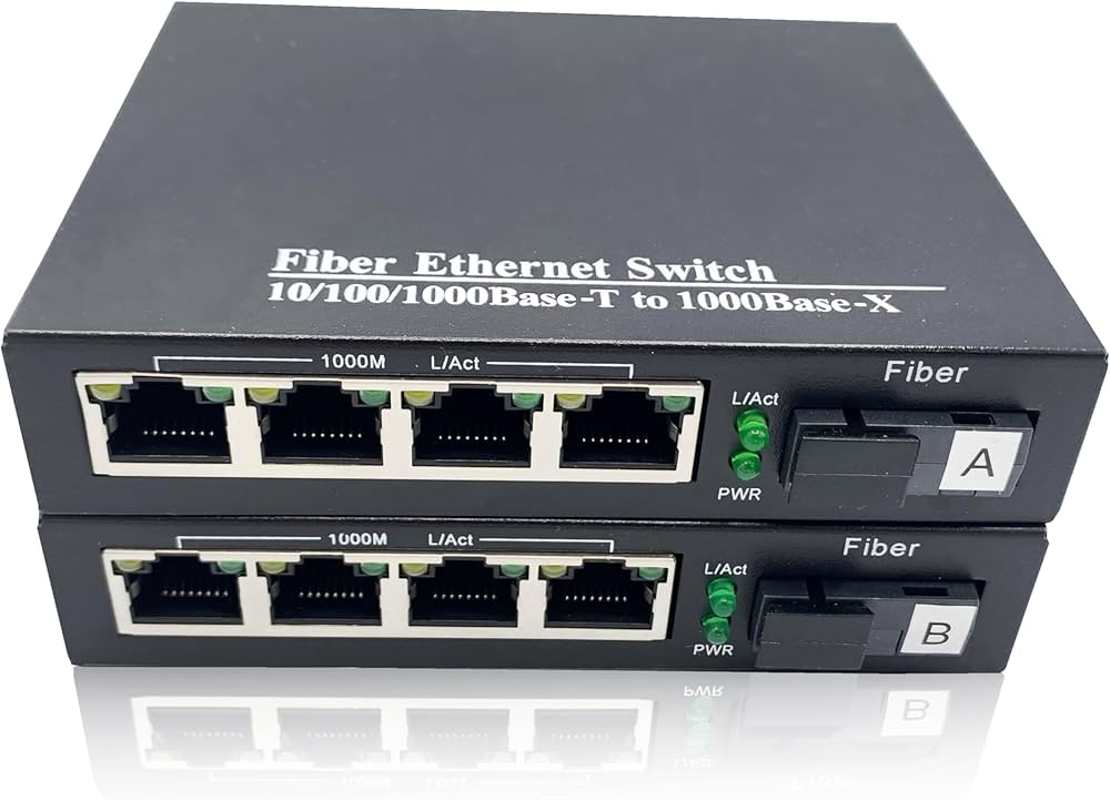 Ethernet fiber converter with 4 lan port hikvision ip cam kabull per bokse muzike hard disk vss visual security systems adria net lezhe kamera sigurie dahua poe switch per kamera me fiber optike inverter cmimi cmime shumice